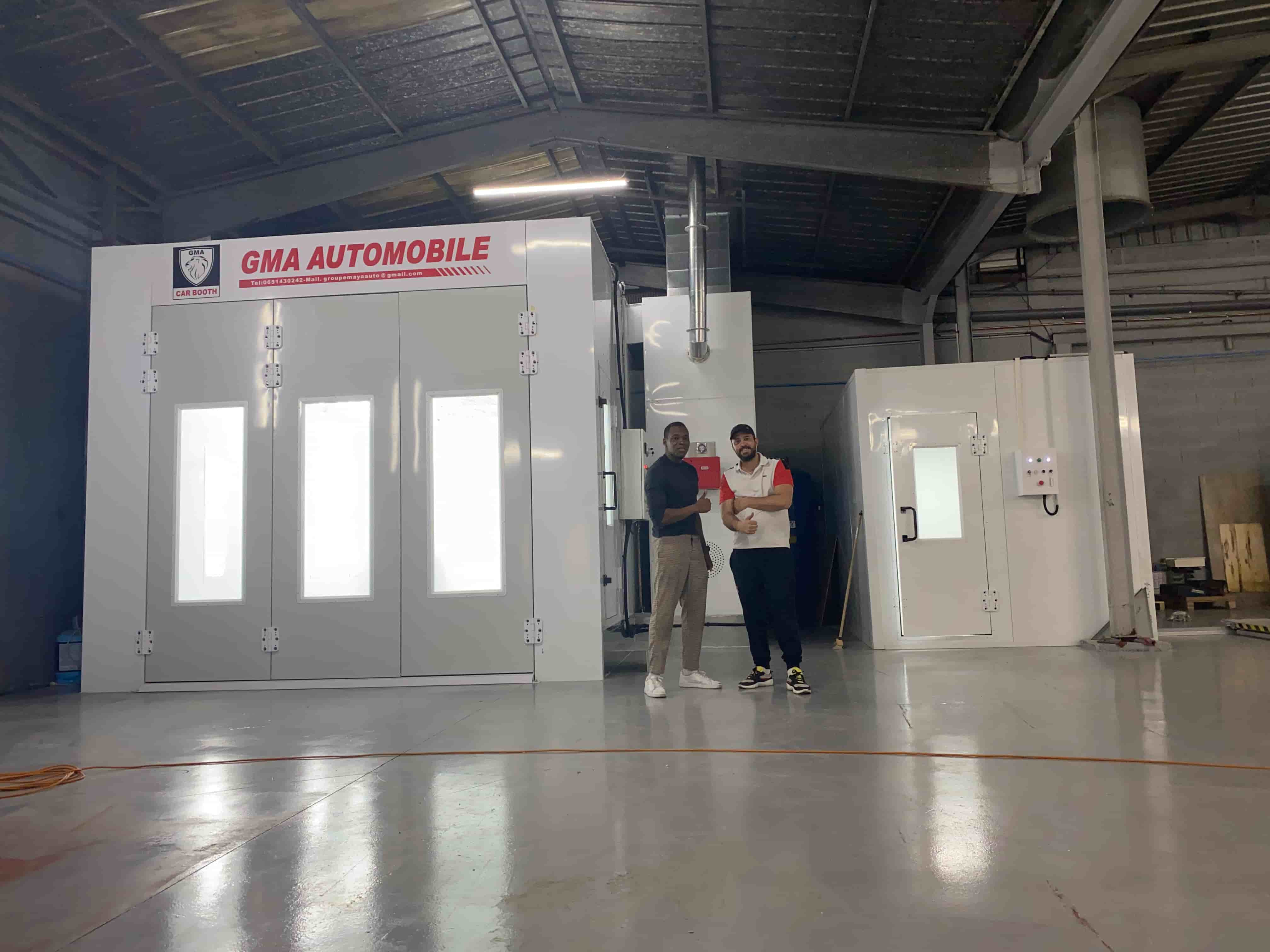 Automotive Spray Booth and Mixing Room