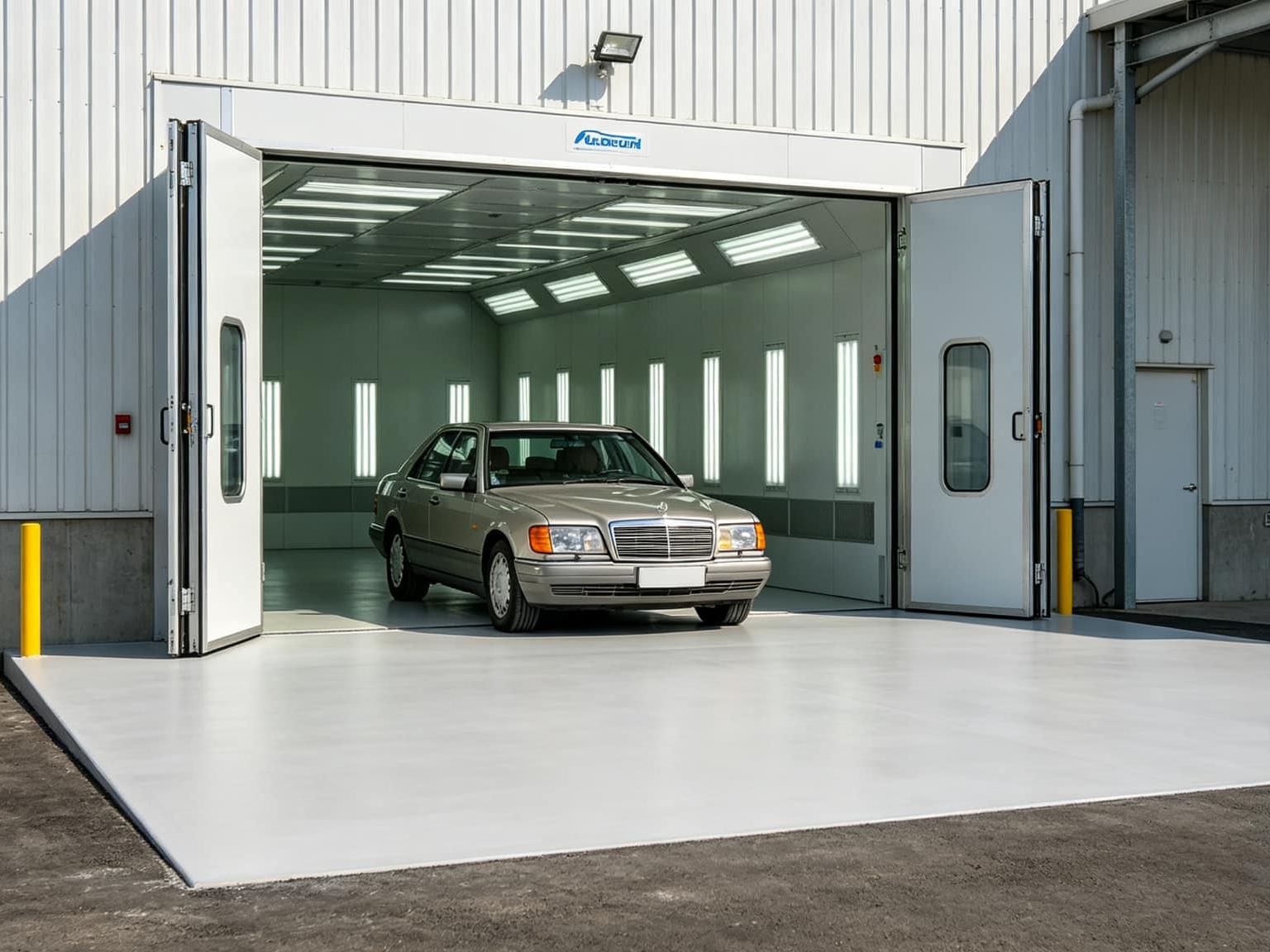 How to Get a Flat-Floor Spray Booth Without Digging a Pit
